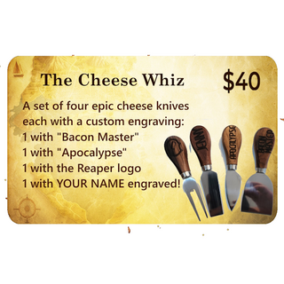 The Cheese Whiz! - Custom Cheese Knife Set