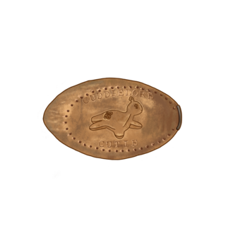 Nessie the Loch Ness Monster Pressed Penny Vinyl Sticker