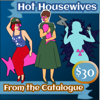 Hot Housewives Pin Set