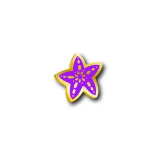 Accent Pin | Sea Star - Violet