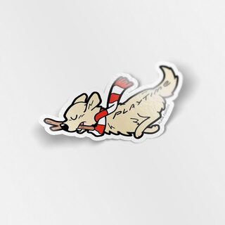 Vinyl Sticker Playtime Golden Retriever