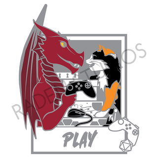 Con Adventurers 2 "Play" Hard Enamel Pin