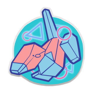 Digital duck sticker