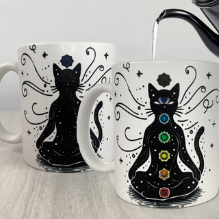 Chakra Cat Magic Mug - 11oz.