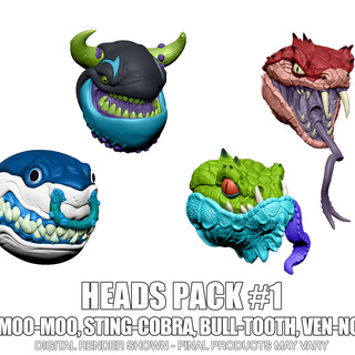 HEADS PACK #1 •