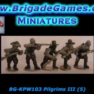 BG-KPW103 Pilgrims III (5 models, 28mm unpainted)