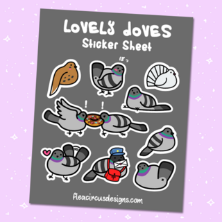 Pigeon Sticker Sheet