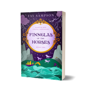 Paperback with signed bookplate - Finnglas of the Horses by Fay Sampson