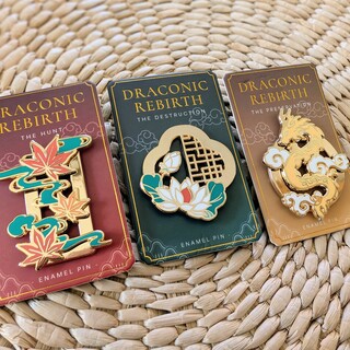 Draconic Rebirth Enamel Pin Series
