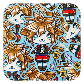 Kingdom Hearts Sora Waterproof Glossy Sticker