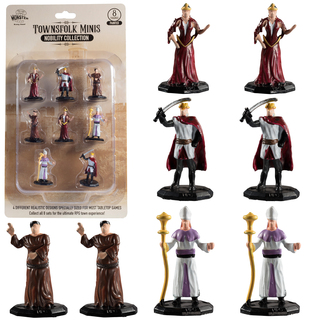 Monster Townsfolk Nobility Hand Painted Mini Figures Set of 8