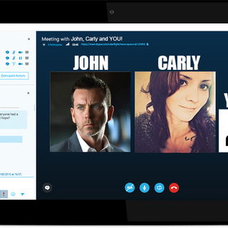 Skype with John and Carly