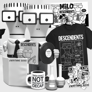 Bonus Bundle #1: 2 Milos, 1 signed header card, 1 t-shirt, 1 sticker pack