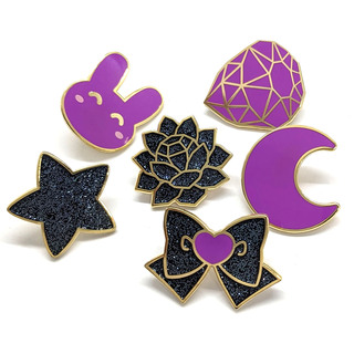 Mini Filler Pin Set - Dark Mode