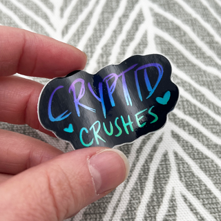 Cryptid Crushes Logo Sticker