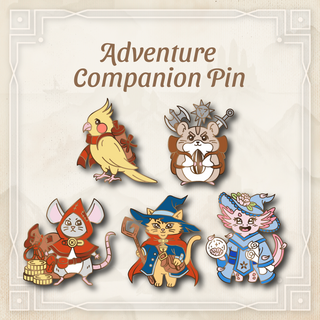 Adventure Companion Pin