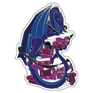 Mythical Bards Series 1 "Dragon" Die Cut Sticker
