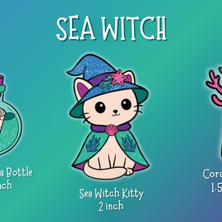 Sea Witch Pin Set