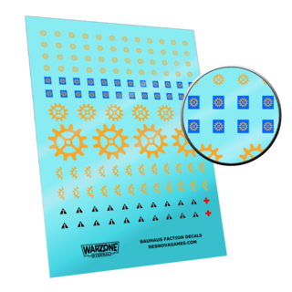 Bauhaus Faction Waterslide Decal Sheet