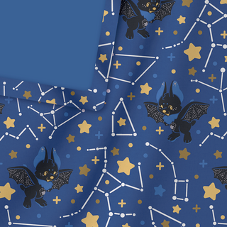 stargazing with nyx - 6.5' x 5' plush blanket