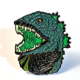 Atomic Lizard soft enamel pin