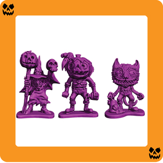 Plastic Halloween Figures: Purple