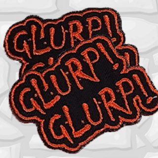 Iron on patch - Glurp Glurp Embroidered 3"