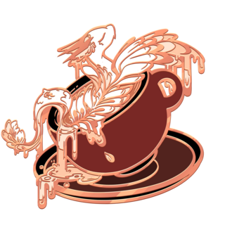 Classic Latte Coffee Dragon