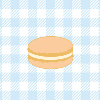 Macaron Orange Pin