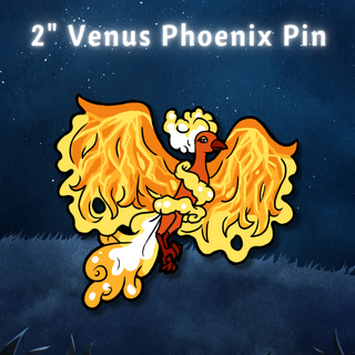 Venus Phoenix Planetary Pin