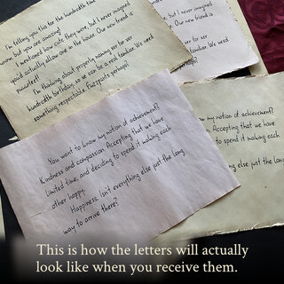 Hand-Made Letters - Full Set of 6 - Addon