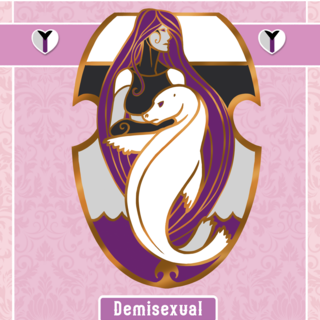 Demisexual Selkie Hard Enamel Pin