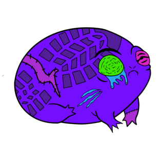 Zombie Frog Violet