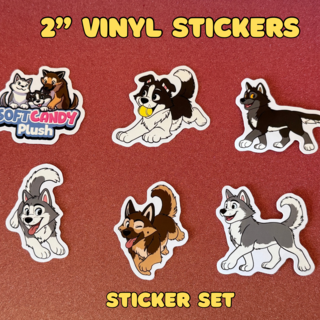 SoftCandy Vinyl Sticker Set