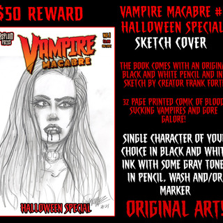 Vampire Macabre #1C Sketch Cov. w Sketch
