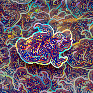 Electric Eels Sticker - Holographic