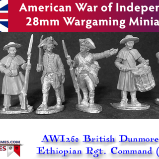 AWI260  British - Dunmore's Ethiopian Regiment Command (6)