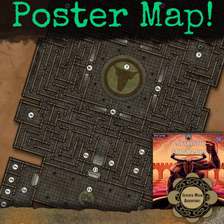 SMA Poster Map - Labyrinth of Moghajur