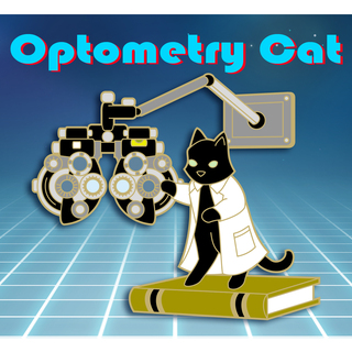 Optometry Cat Pin