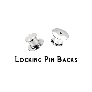 2 Pack Locking Pin Backs