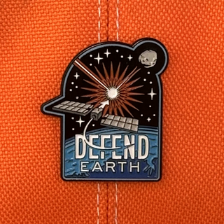 Defend Earth Enameled Pin