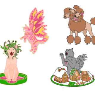 Mythical Pets Enamel Pin