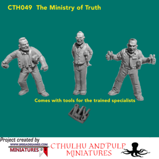 BG-CTH049 Ministry of Truth (3 models, 28mm, unpainted)