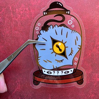 Strange Stingray Specimen Sticker
