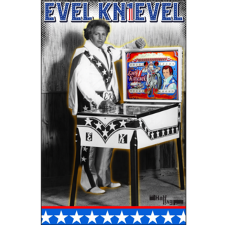 Evel Knievel #1 - FOIL Pinball Cover