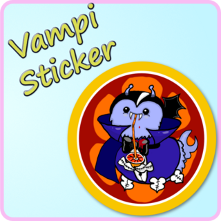 Vampi Vinyl Sticker