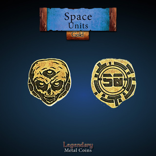 Space Unit Gold 50 Coins