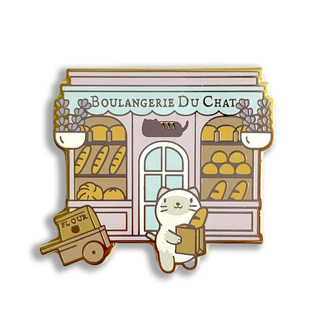 Boulangerie Du Chat Bakery B Grade Pin