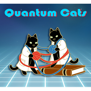 Quantum Cats Pin