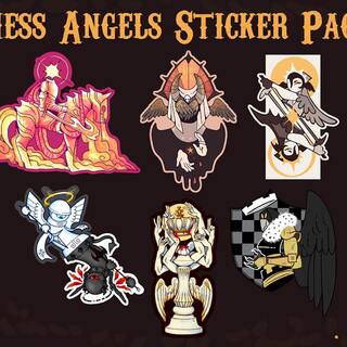 Chess Angels sticker pack